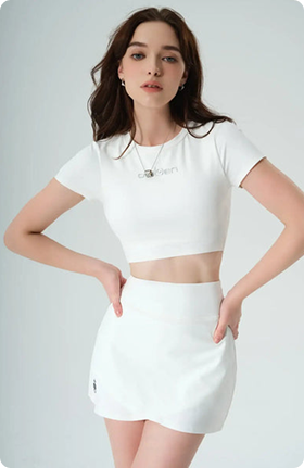 Daisy Pleated Skort